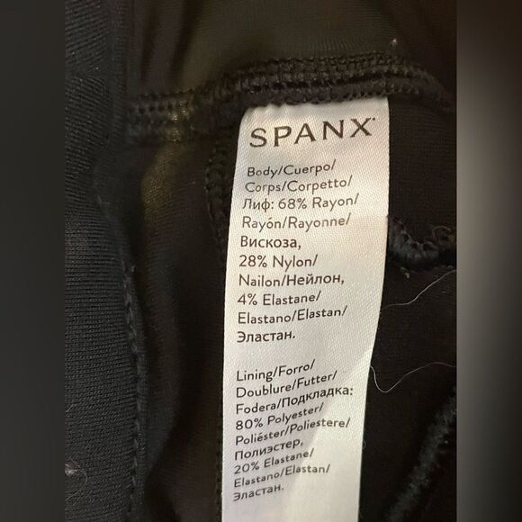 SPANXsupersmooth™ Perfect Fit Ponte Flare Pant Black Ponte Small - Picture 9 of 10